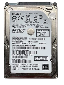 Disco duro SATA HGST/Hitachi HTS541010A9E680 MLC: DA5286 P/N: 0J33073 Tailandia 1 TB - Imagen 1 de 1