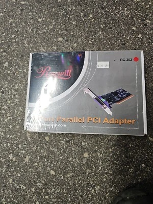 Rosewill RC-302 PCI Parallel Port Adapter Card NEW/SEALED IN BOX - Image 1 of 2