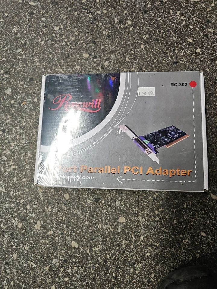 Rosewill RC-302 PCI Parallel Port Adapter Card NEW/SEALED IN BOX - Image 1 of 2