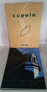 2 North Park College Cupola Yearbooks 1956 & 1957 Chicago Illinois IL - Picture 1 of 2