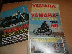 3 YAMAHA Sport Cycle 1968 1969 1970 Motorcycle Magazines Road Tests Specs - Picture 1 of 24