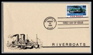 US FDC # 3093 32c Steam Ship Far West King Kddhmssed 1996, 0a1033 - Picture 1 of 1