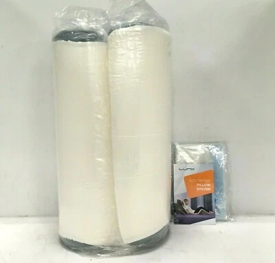 Sistema de Almohadas de Cuña Lunix, Juego de Almohadas Ortopédicas de Espuma con Memoria, Azul Marino, Juego de 4 Foto 1 de 3