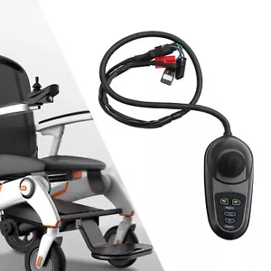 Regolatore Impermeabile 4 Chiavi per Sedia a Rotelle Elettrica Pieghevole Joystick Universale - Foto 1 di 12