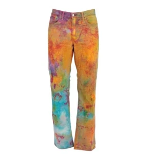Vintage 80 Iconico Levi's 511 Jeans Uomo Denim Upcycled Tie and Dye w34 l32 - Imagen 1 de 5