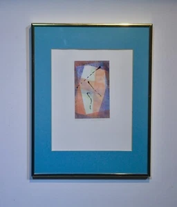 Monotypie Druck - gerahmt signiert Jackie Heupel - modern - Bild 1 von 12