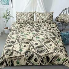 Hundred Dollar Money Bank Note Bedding Set Duvet Comforter Cover Pillowcase