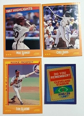 Score Baseball 1988, #601-656 y Magic Motion 1-56, tú eliges, ¡completa tu conjunto!! Foto 1 de 3