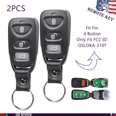 2 chaveiro remoto para Hyundai Sonata Elantra 2008 2009 2010 2011 2012 2013 2014 - Imagem 1 de 4