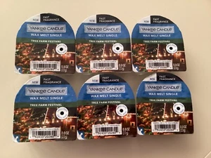 Yankee Candle Tree Farm Festival Wax Melt Single **Lot of 6** - Picture 1 of 2
