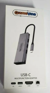 6 in 1 Multiport USB-C Hub Type C - USB 3.0 4K HDMI RJ45 Multifunction Adapter   - Picture 1 of 9