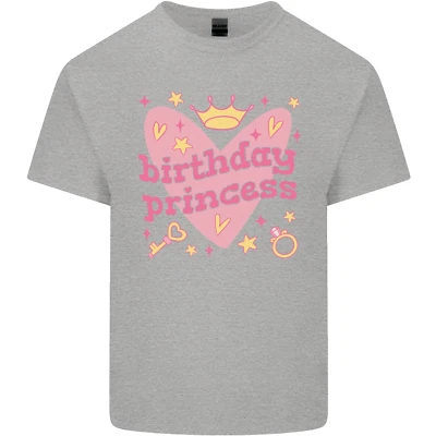 Camiseta De Princesa De Cumpleaños Para Niñas De 3 A 9 Años - Imagen 1 de 4