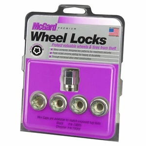 McGard Wheel Lock Set 4pk 12X1.5 NUT UHC(UNDER CAP) CONE SEAT, DUAL 19MM & 21MM - Picture 1 of 2