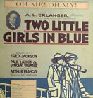 1921 Oh Me! Oh My! Two Little Girls In Blue Vintage Sheet Music M40