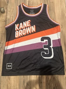 Kane Brown Country Music #3 KB Brand Black Limited Ed. Basketball Trikot Größe MD - Bild 1 von 2
