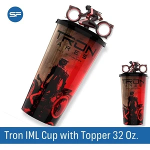 F Tron Ares Exclusive IML 32 Oz Collectible Cup with Topper – Limited SF Cinema - Picture 1 of 5