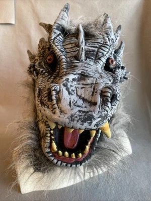 Máscara Halloween Lobo con Piel y Cuernos Talla Adulto Foto 1 de 4