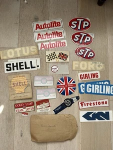 F1 Lotus 1960s Decals/stickers, Gold Leaf, Shell, Firestone, STP, Ford, Hurling - Picture 1 of 12