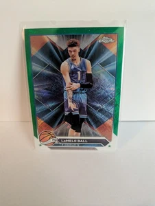 2023-24 Topps Chrome - LaMelo Ball #41 Green Refractor - Picture 1 of 2