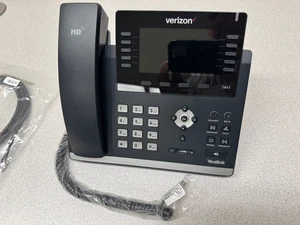 Yealink Verizon SIP-T46S Elegant Gigabit IP Phone POE Cleaned Tested New Cords - Picture 1 of 5