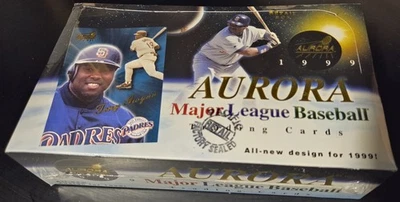 Pacific Aurora Baseball 1999 caja sellada de fábrica - Griffey, Jeter Parallels? Foto 1 de 4