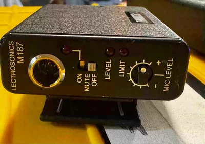 LECTROSONICS LAVALIERE SET CR187, M187,  TESTED AND WORKING - Image 1 of 4