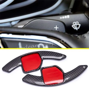 For Audi A4 A5 Q5 TT Real Carbon Fiber Steering Wheel Paddle Shifter Extension - Picture 1 of 9