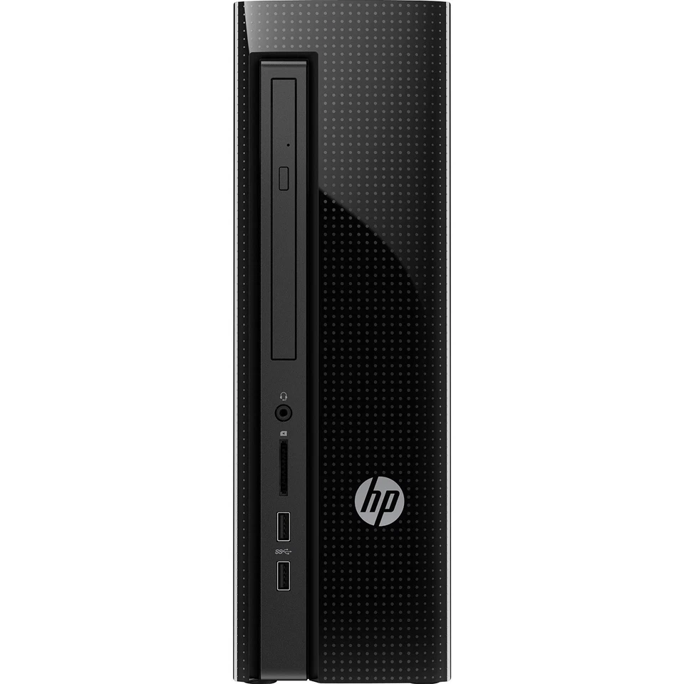 HP Slim 260-A010 PC Intel Pentium J3710 8GB RAM 512GB SSD DVDRW WiFi Win 11 Pro - Image 1 of 1