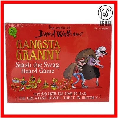 David Walliams Gangsta Granny Stash the Swag Board Game Paul Lamond Games 7+ - Image 1 of 4