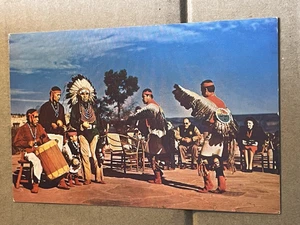VINTAGE UNUSED POSTCARD - HOPI INDIAN DANCERS, GRAND CANYON, ARIZONA - Picture 1 of 2