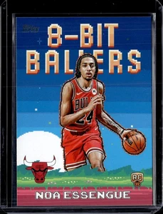 2025-26 Topps #8B-38 Noa Essengue novato 8 bits Ballers Bulls casi nuevo-como nuevo - Imagen 1 de 2