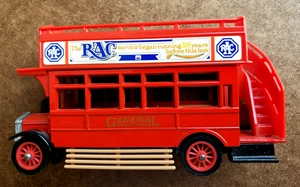 Vintage 1982 Matchbox A.E.C. S TYPE BUS-1922 Y-23 RED Double Decker LOOSE BUS! - Picture 1 of 10