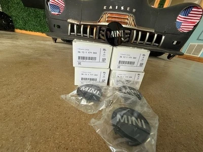 (4) Genuine OEM Mini 02-15 Mini Cooper HUB CAP 36131171069 - same as dealer - Image 1 of 4