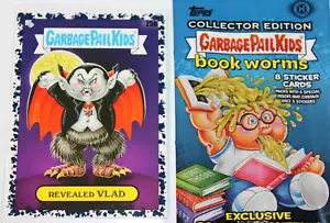 "Carta GARBAGE PAIL KIDS 2022 Bookworms ""Nero"" #25b ""Rivelato Vlad" - Foto 1 di 3