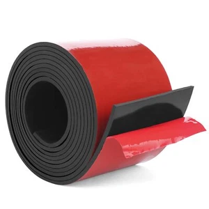 4 Inch Wide 120 Inch Long Self Stick Neoprene Rubber Strip Roll for Gasket Liner - Picture 1 of 6