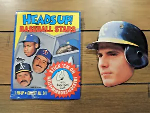 JOSE CANSECO 1990' TOPPS "HEADS UP!" BASEBALL STARS #18 A's ALL-STAR LEGEND - Picture 1 of 1