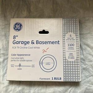 GE Light 11084-8” Garage,Basement,kitchen,Bath Warm White Fluorescent Bulb - Picture 1 of 2