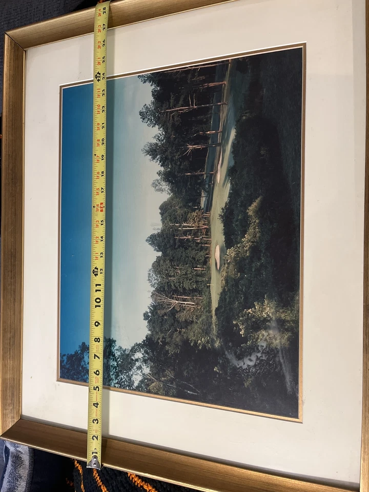 Watercolor Painting Original Landscape Scottish Coast Small House 4 x 4" Deckle - Image 1 of 1