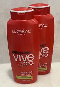 L'oreal Vive Pro Color Vive Conditioner Highlighted Hair 8.5 oz Lot of 2 - Picture 1 of 2