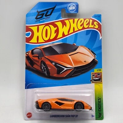 Hot Wheels Lamborghini Sián Sian FKP 37 Orange 2023 HW Exotics 1/10 163/250 - Image 1 of 3