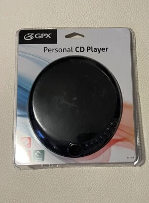 GPX Portable Compact CD Player PC101B NIP sealed personal VTG NOS - Image 1 of 2