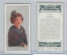 C6 Imperial Tobacco, Children Of All Nations, 1924, #42 Spain