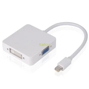 Thunderbolt Mini DP to HD DVI VGA Adapter for apple MacBook Pro Mac Book Air - Afbeelding 1 van 9