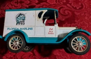 Vintage Ertl Florida Marlins Inaugaral Year 1/25 Diecast 1923 Chevy Delivery Van - Picture 1 of 5