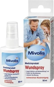 Mivolis Wundspray 50 ml – Alkoholfrei, Schmerzlindernd, Fördert Wundheilung.. - Bild 1 von 4
