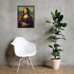 Mona Lisa by Leonardo da Vinci - Framed Art Poster Wall Art Home Decor - Picture 1 of 7