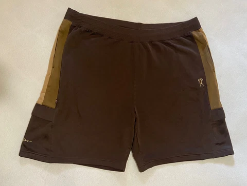Vintage Adidas Kevin Garnett Basketball Shorts - BROWN - 3XL - VTG Cover