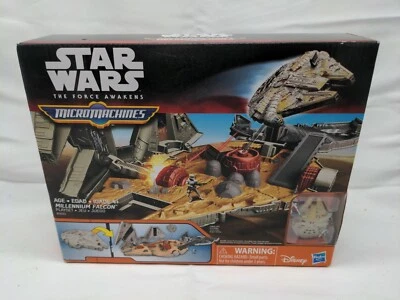 Micro Máquinas - Star Wars: O Despertar da Força - Conjunto de Jogo Millennium Falcon - NOVO - Imagem 1 de 4