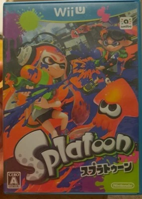 Splatoon Nintendo Wii U Japan Import CIB Complete US Seller  - Image 1 of 4