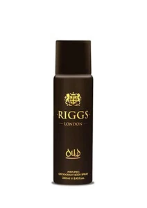 Riggs Oud Perfumed Deodorant Body Spray Long Lasting Scent 250ml - Picture 1 of 8